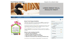 Desktop Screenshot of frontrangeinstallers.com