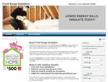 Tablet Screenshot of frontrangeinstallers.com
